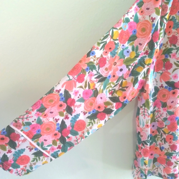 RIFLE PAPER CO SUMMERSALT Pajama Top, NWT - Picture 6 of 6